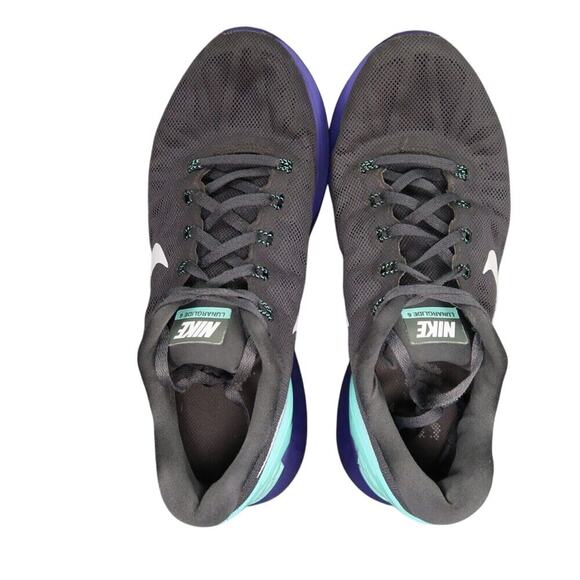 Nike Shoes Womens 8 Athletic Trainers Lunarglide 6 Running Comfort Active Sport - Picture 7 of 13